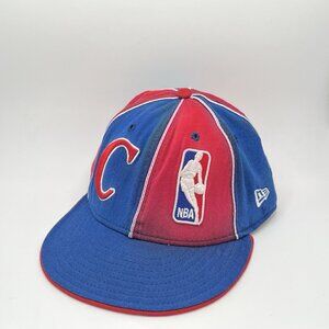 Vintage New Era LA Clippers Hardwood Classics “Pinwheel” 59Fifty Hat Size 7 READ